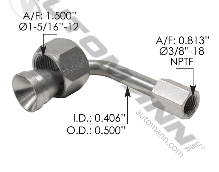 Air Bag Adapter Kenworth - 177.3015