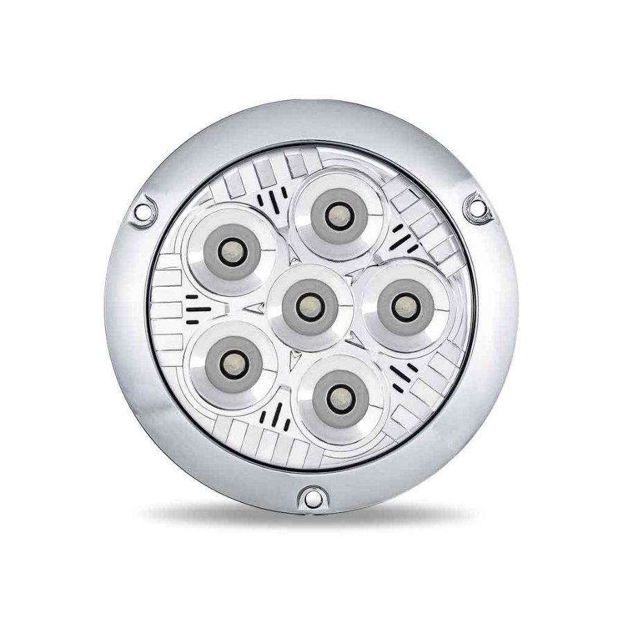 Trux Accessories 4" Legacy Series Chrome Round LED Work Light - TLED-UX7