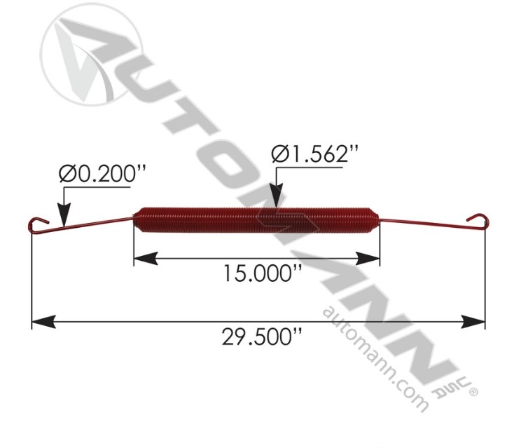 Hood Spring Peterbilt - 104.1309