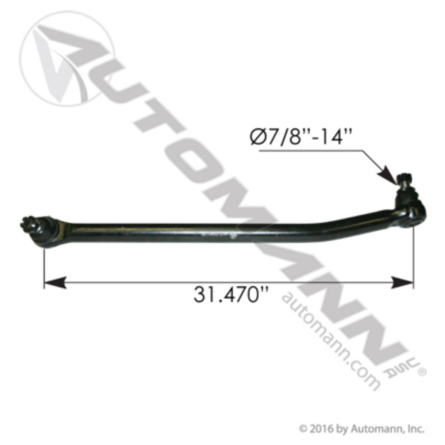 Automann Drag Link 463.DS4619B - 31" C-to-C - 463.DS4619B