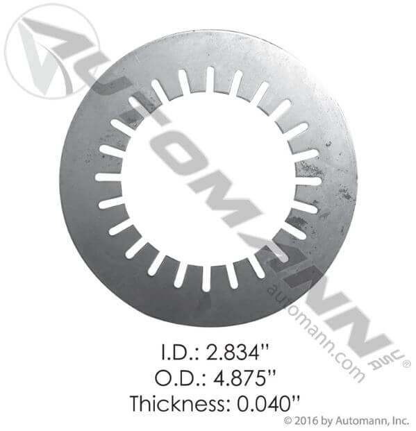Fifth Wheel Lube Disc Retaining Ring - KPSDR