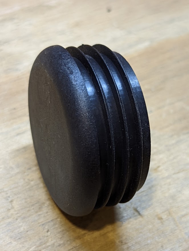 US Tarp 0311-862135 Easy Cover Plug End For 1 3/4" Tube - 0311-862135