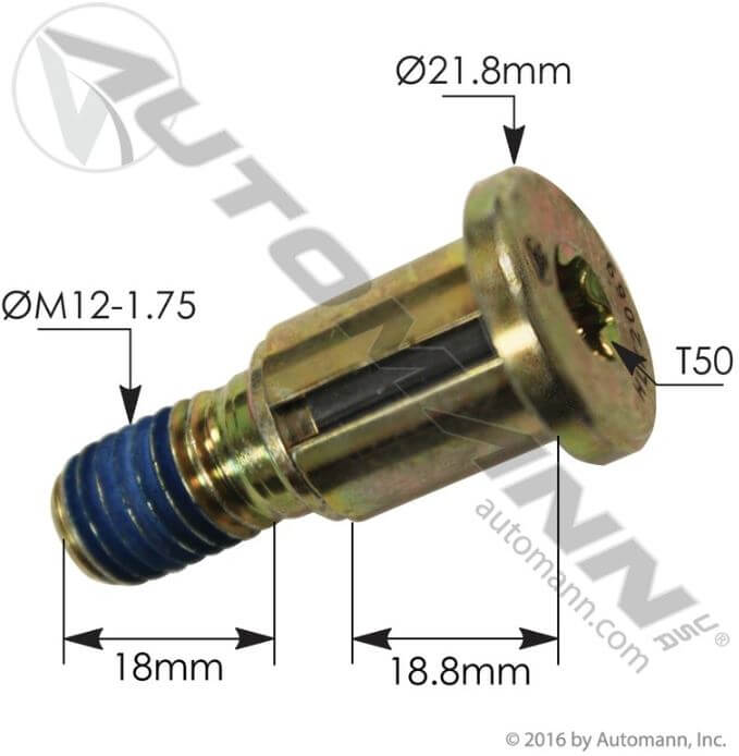 Door Striker Bolt Kenworth - HLK2069