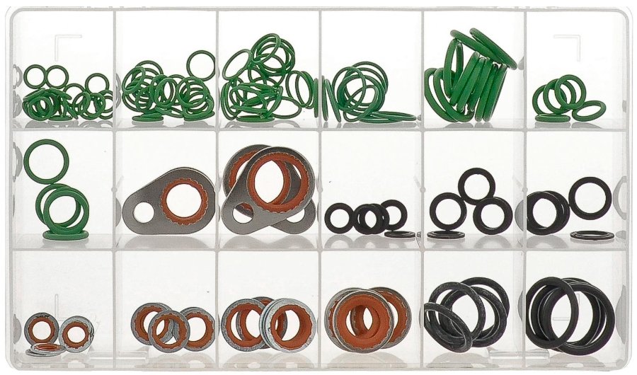 Truck Air Parts 16-4140A Universal Master O-Ring &amp; Seal Kit R12/R134a - 16-4140A
