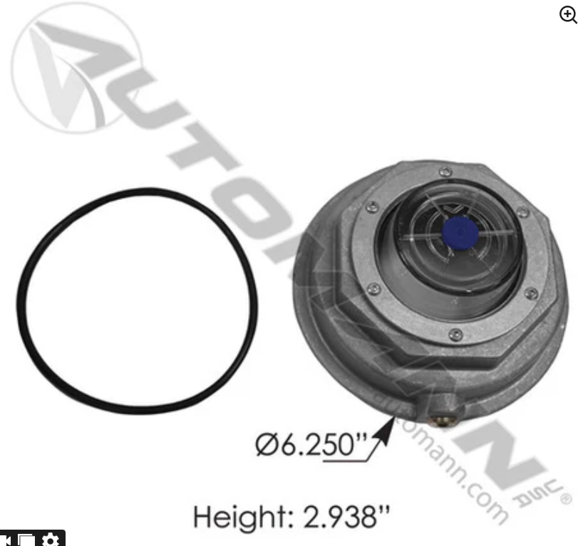 Automann 180.10635 Hub Cap - 180.10635