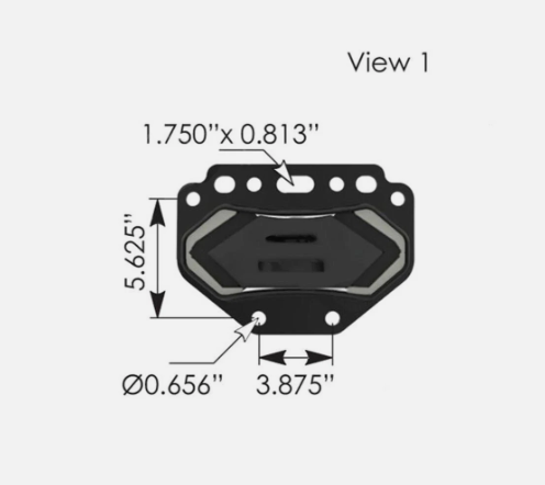 Rear Motor Mount IHC - M55511
