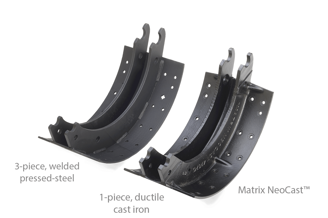 Matrix NeoCast 4707Q Brake Shoe - 23KIT 4707 Q