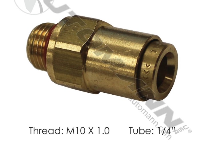 Brass PLC Male Connector 1/4in X M10 - 177.V20566048