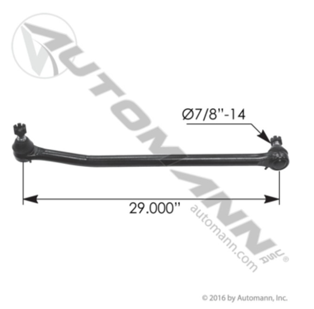 Automann 463.DS55795 IH Navistar Ford Drag Link - 463.DS55795