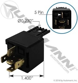 Relay 5 Pin 12V - 178.254
