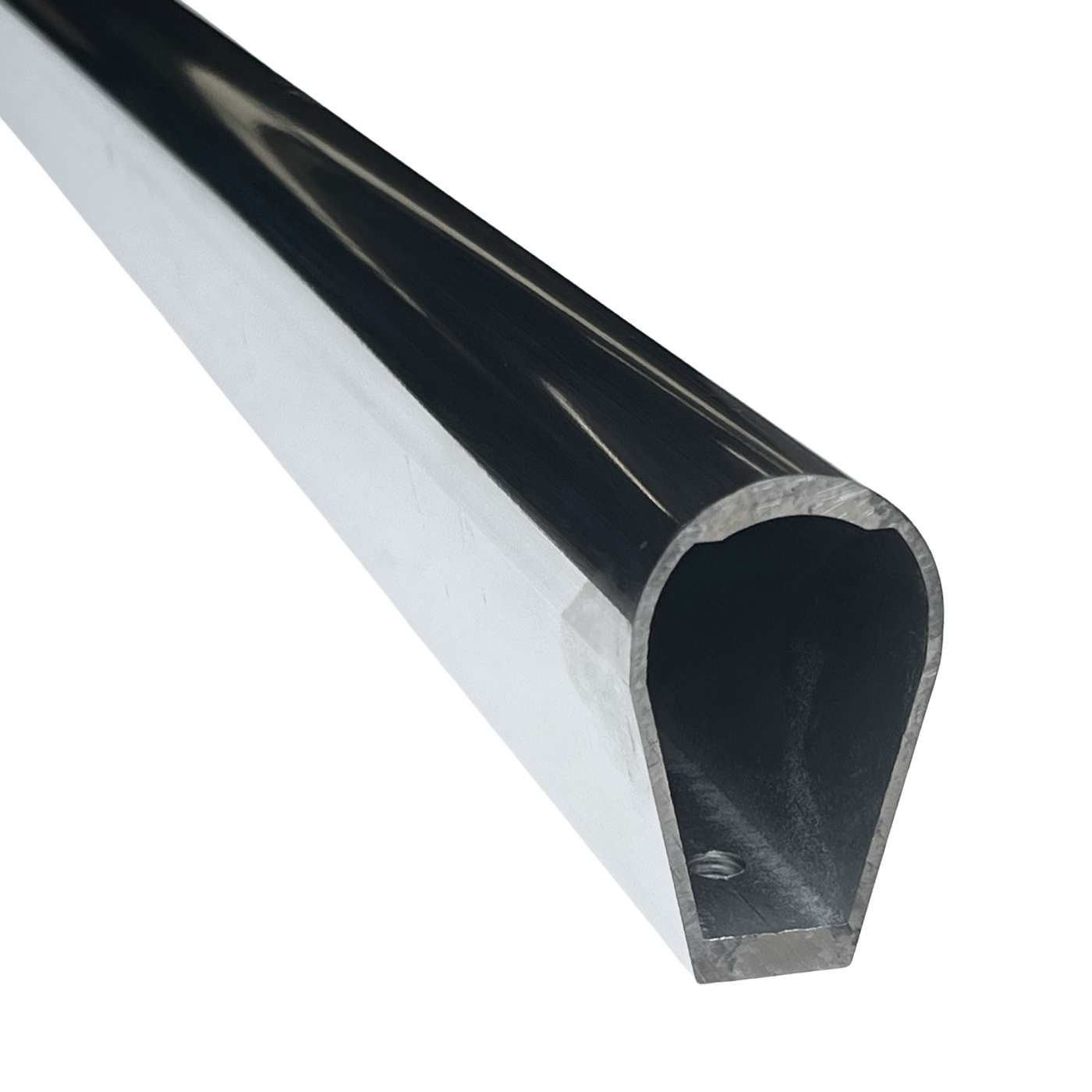 US Tarp 0311-861806 Tarp Roller Arm - 187" Polished Aluminum - 0311-861806