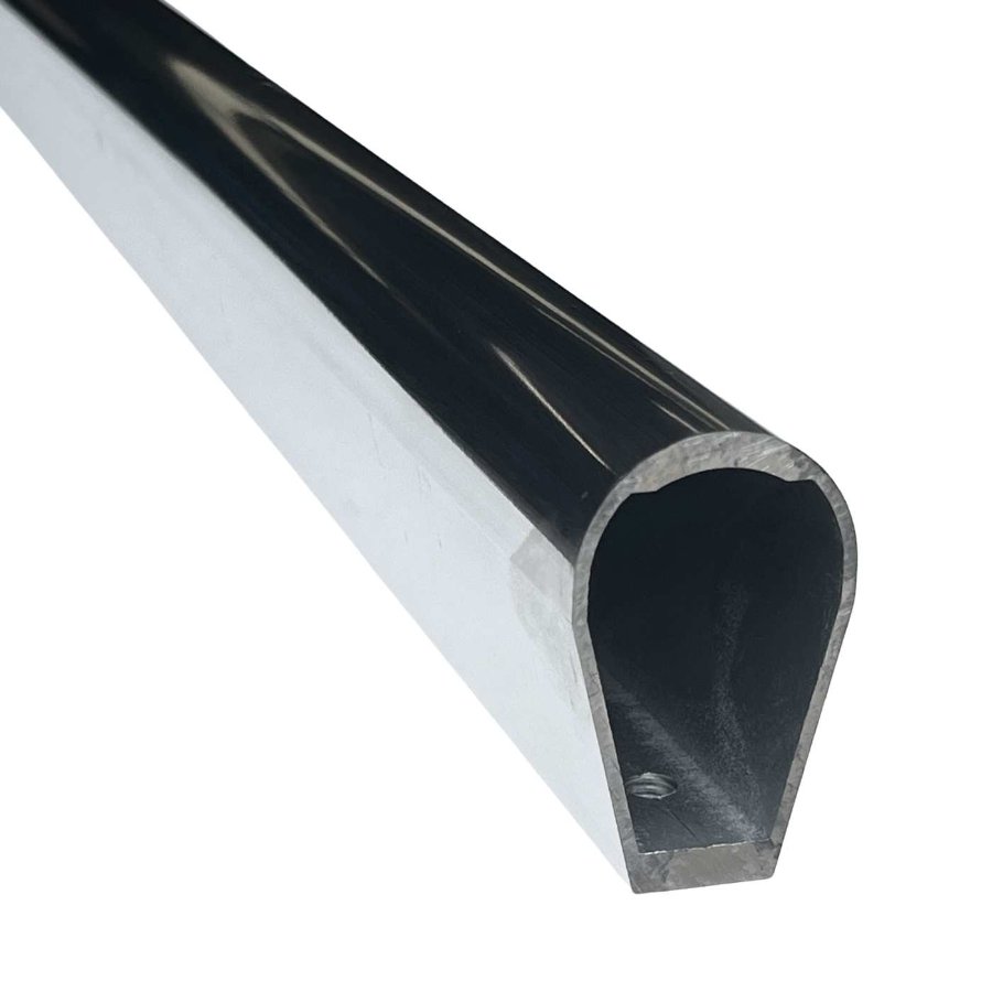 US Tarp 0311-861806 Tarp Roller Arm - 187" Polished Aluminum - 0311-861806