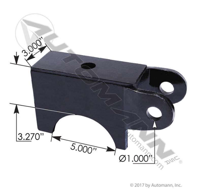 Axle Seat 5in RND 3-1/4in - M17719