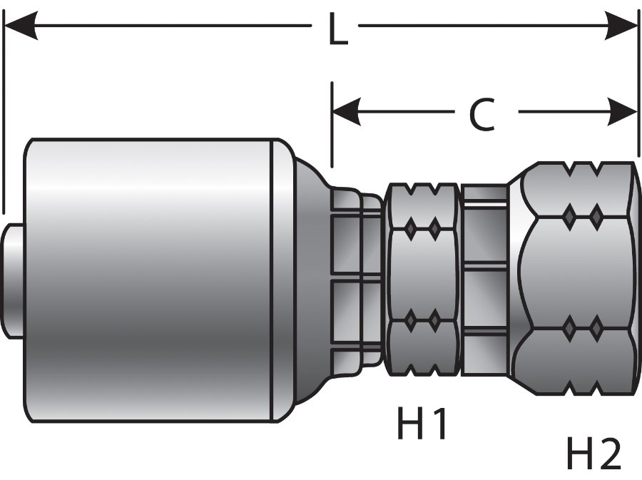 Hydraulic Coupling / Adapter - G25910-0606