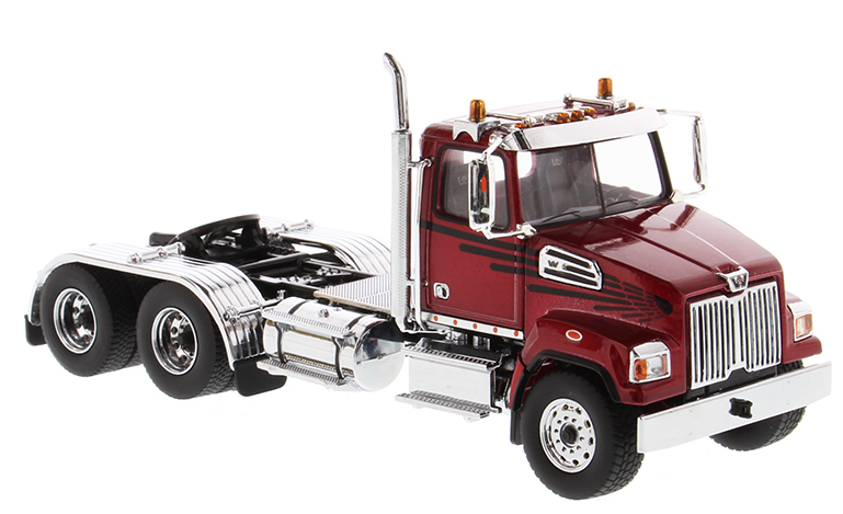 1:50 Western Star 4700 SFFA Tandem Red Day Cab - 71037
