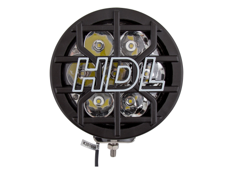 High Output Round LED Spot Light w/Grill Cover - HD75007WSP
