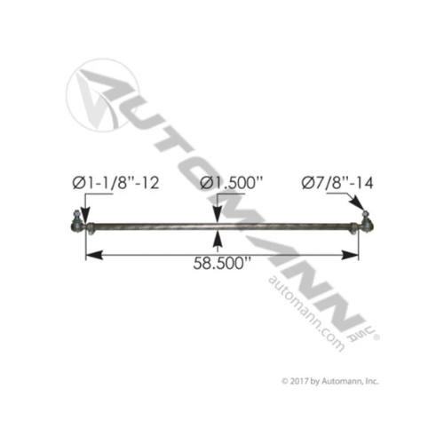 Cross Tube Assembly Meritor - 463.DS3156