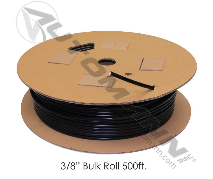 Nylon Tubing 3/8in OD X 500FT Black - 177.5007