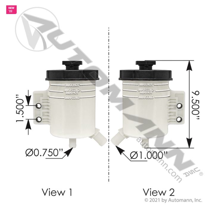 Power Steering Reservoir IHC - 575.1140
