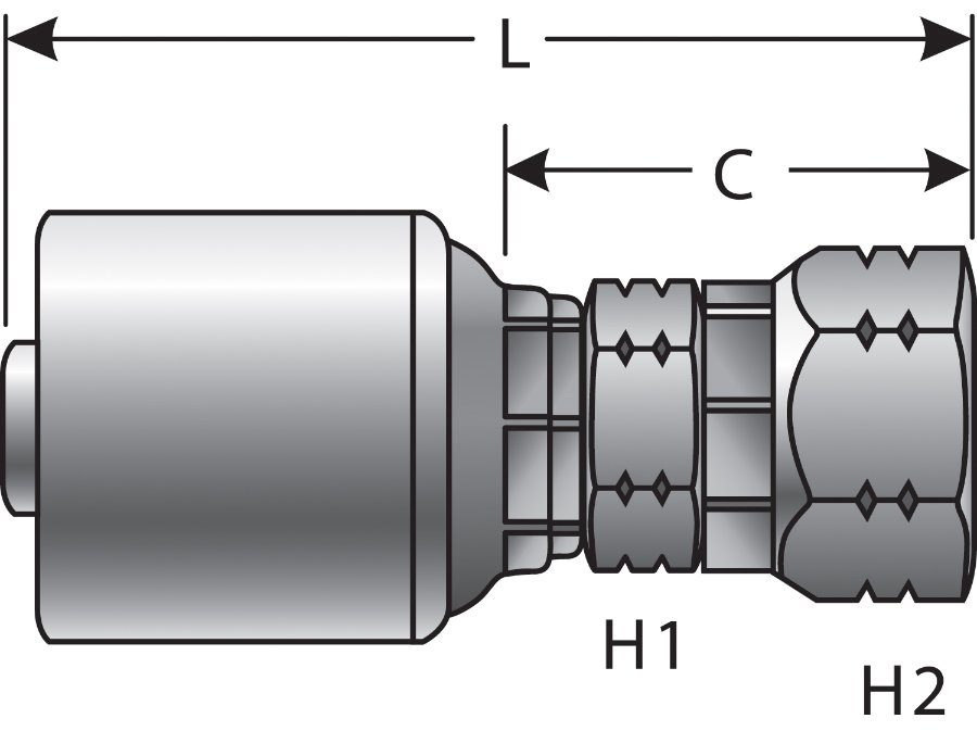 Hydraulic Coupling / Adapter - G25910-0808