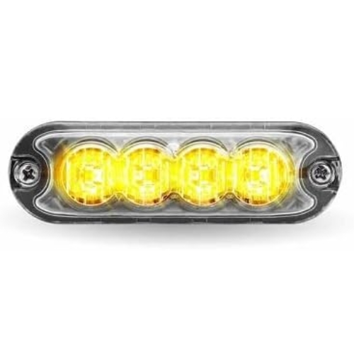 Mini Surface Mount Amber Strobe Light-36 Patterns (4 Diodes) - TLED-W14A26