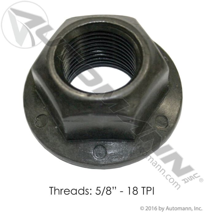 Flanged Lock Nut 5/8in-18 - FLN104