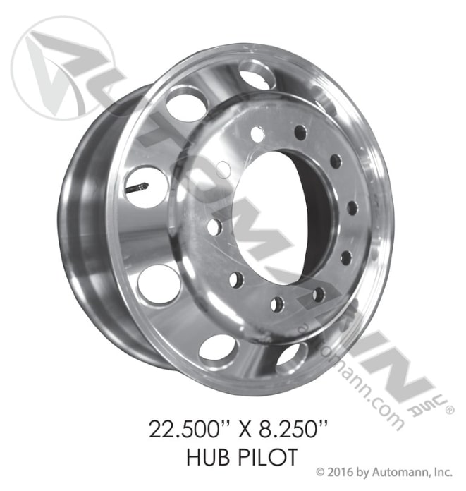 Hub Pilot 22.500in x 8.250in - 157.A225X825HP