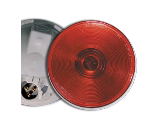 Automann 571.LG405R S/T/T Light 4in Red Male 3 Pin - 571.LG405R