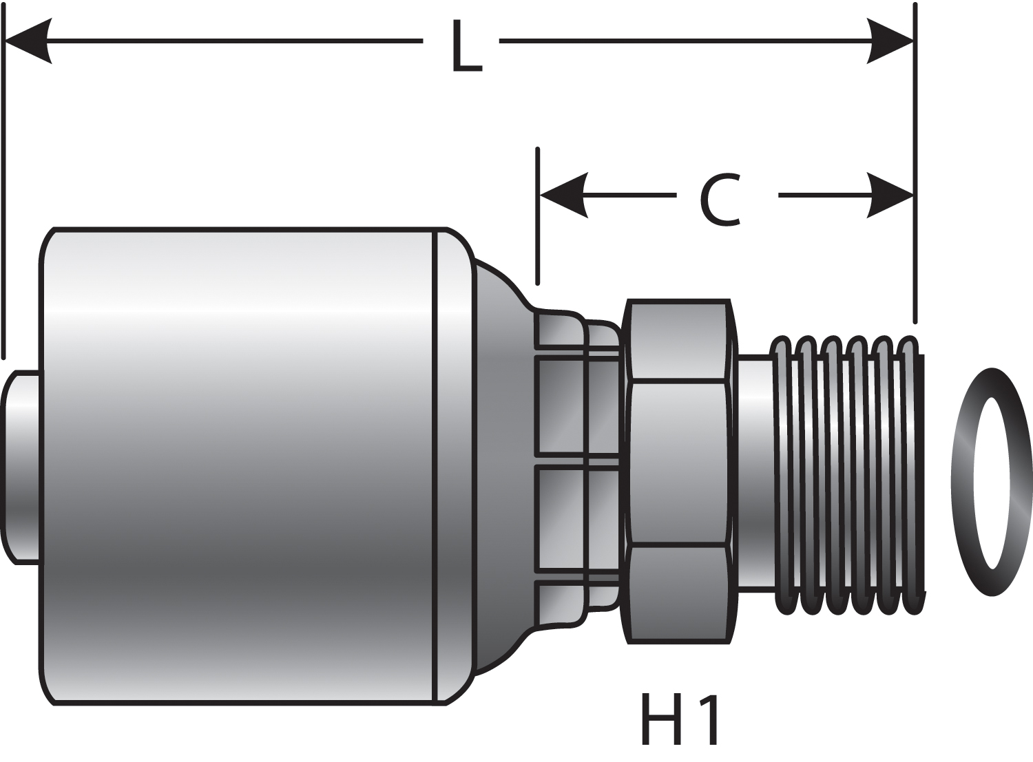 Hydraulic Coupling / Adapter - G25225-0606