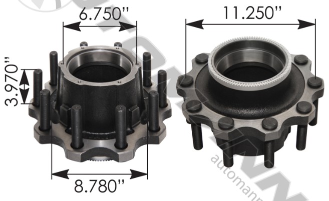 Outboard Mount Hub Assembly - 150.T1202.S1
