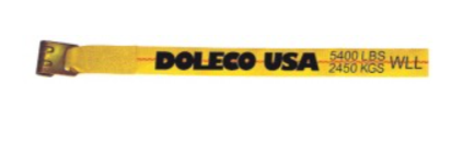 Doleco 4 in. x 30 ft Winch Strap w/ Flat Hook - 23104430 - 23104430