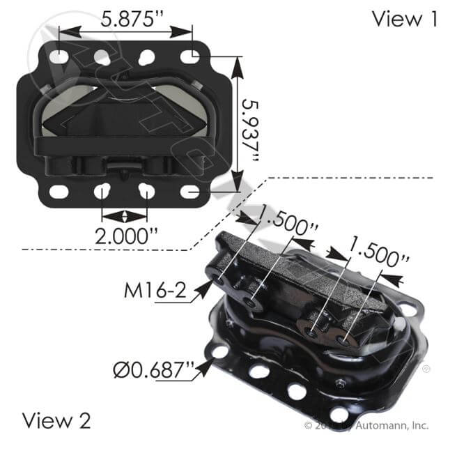 Motor Mount Rear - M17497