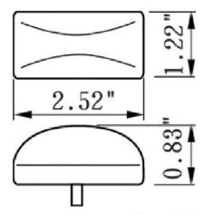 2.5&quot; Rectangular Utility Light - HD25108W