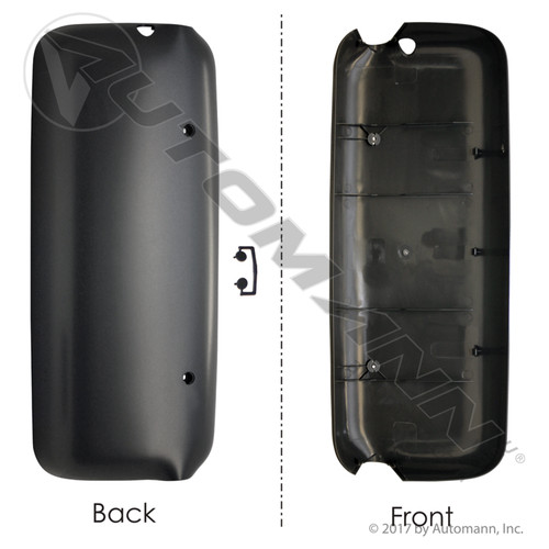 RH Black Mirror Back Cover - Peterbilt - 563.75009