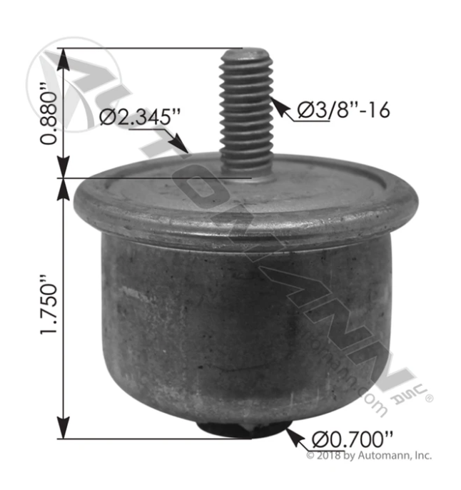 Exhaust Mount Bushing Freightliner - M46409