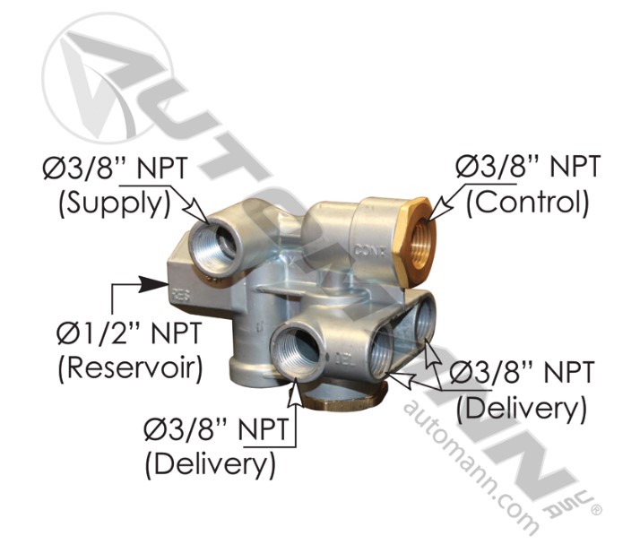 Spring Brake Control Valve - 170.110500