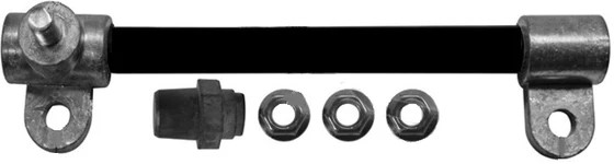 Automann 178.2013BK 7" Black 2 Battery Harness - 178.2013BK