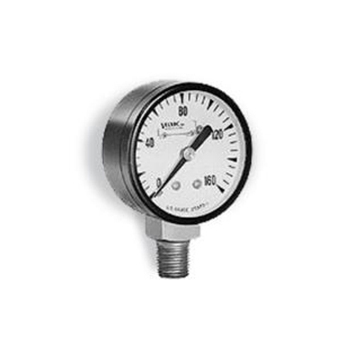 Velvac 35065 Air Pressure Gauge 0-160 psi, 1/8" FPT - 35065