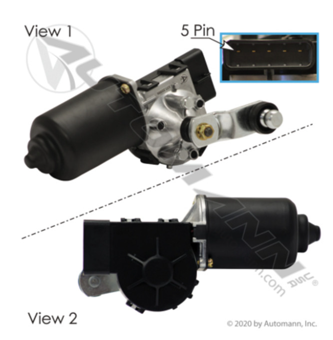 Automann 577.55999 IH Navistar Wiper Motor - 577.55999
