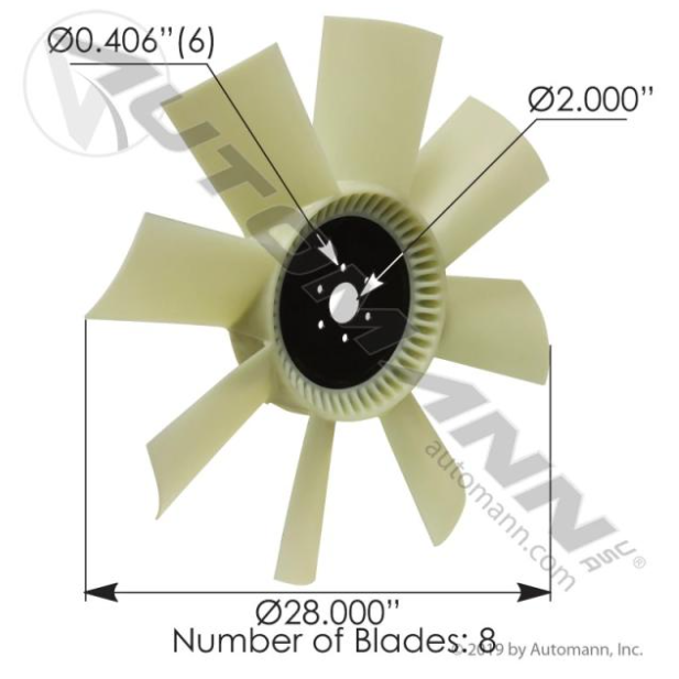 Automann 810.FB9914 Fan Blade - 810.FB9914