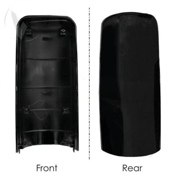 Mirror Back Cover LH Black - 563.46018