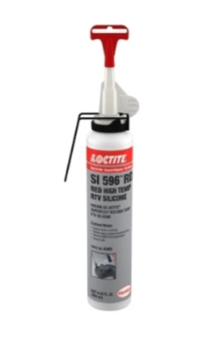 2638165 Loctite SI 596 High Temp RTV Silicone Adhesive Sealant Red 190mL - 2638165