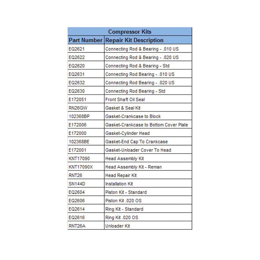 Air Brake Compressor - EL13060X