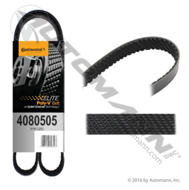 Automann 815.4080505 Continental Elite Poly V Serpentine Belt - 815.4080505