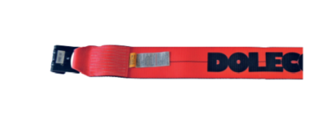 Doleco USA 23124430 - 4"x30' Red Winch Strap w/ Flat Hook - 23124430