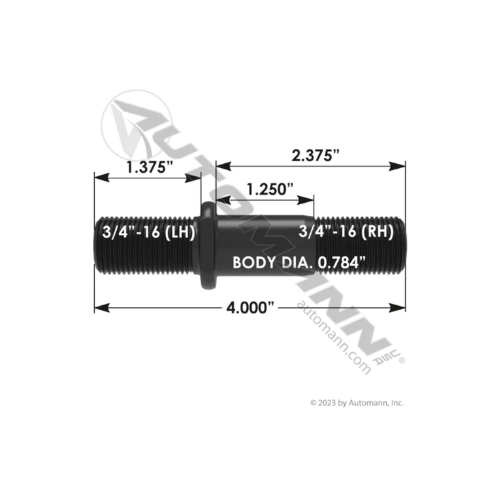Double Ended Stud - 201.7004L