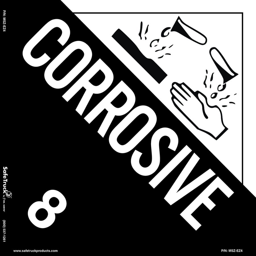 Ms. Carita 10.75"x 10.75" CORROSIVE 8 Decal MSZ-EZ4 - MSZ-EZ4