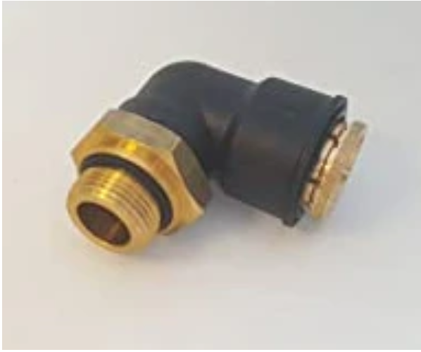 PLC Swivel Male Elbow DOT 5/8" x M22 - 177.12C6910M22