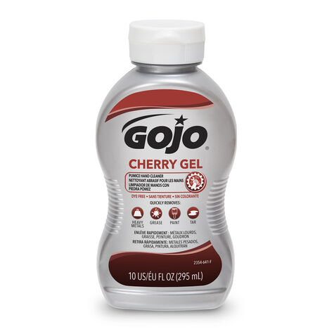 GOJO Cherry Gel Pumice Hand Cleaner - 10 fl. oz. - GOJO235408