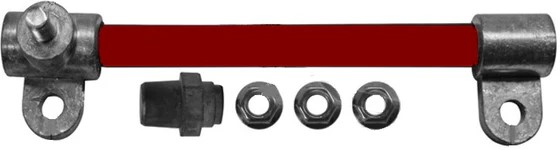 Automann 178.2013RD 7" Red 2 Battery Harness - 178.2013RD